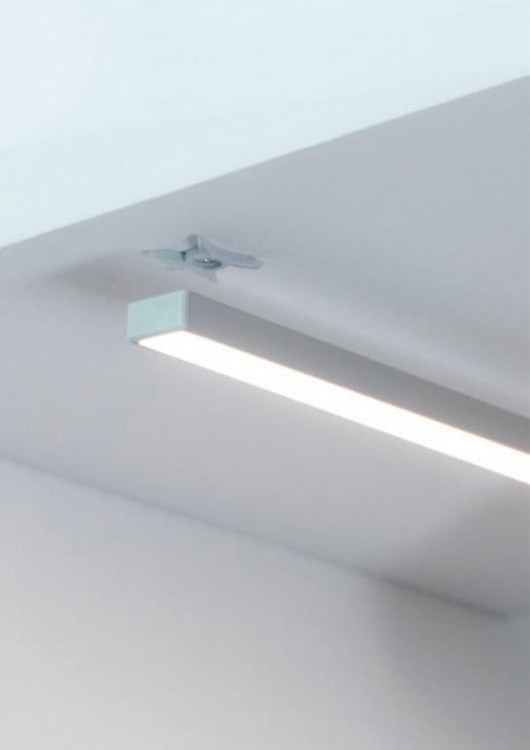 Profil LED MICRO-H anodowany bez przesłony