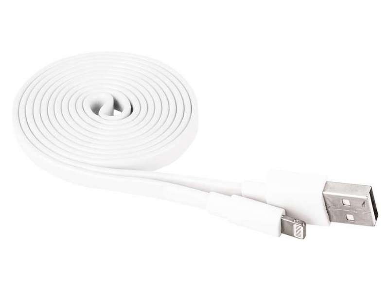 Przewód USB 2.0 wtyk A - wtyk i16P Iphon, 1m biały EMOS SM7013