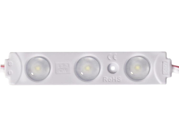Moduł LED BERGMEN LS-3 0,72W 12V zielony IP65 - widok z górty