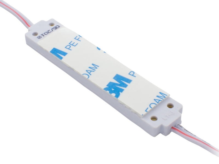 Moduł LED BERGMEN LS-3 0,72W 12V zielony IP65 - widok tyłu