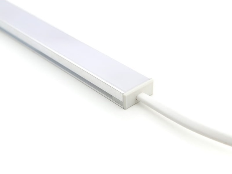 Oprawa liniowa FLORING widok od strony przewodu zasilającego