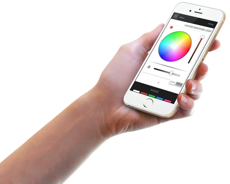 wLightBox BleBox sterownik WiFi oświetlenia LED mono RGB i RGBW 12-24V DC