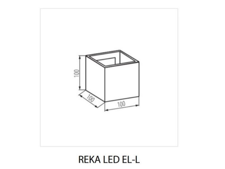 Oprawa natynkowa REKA LED EL-L 7W 360lm 4000K IP54 KANLUX 28990