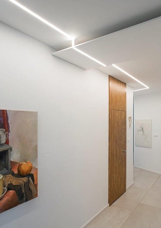 Profil LED LIPOD anodowany czarny bez przesłony