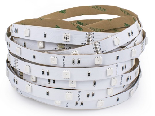 Taśma LED RGB 30led/1m 24V DC