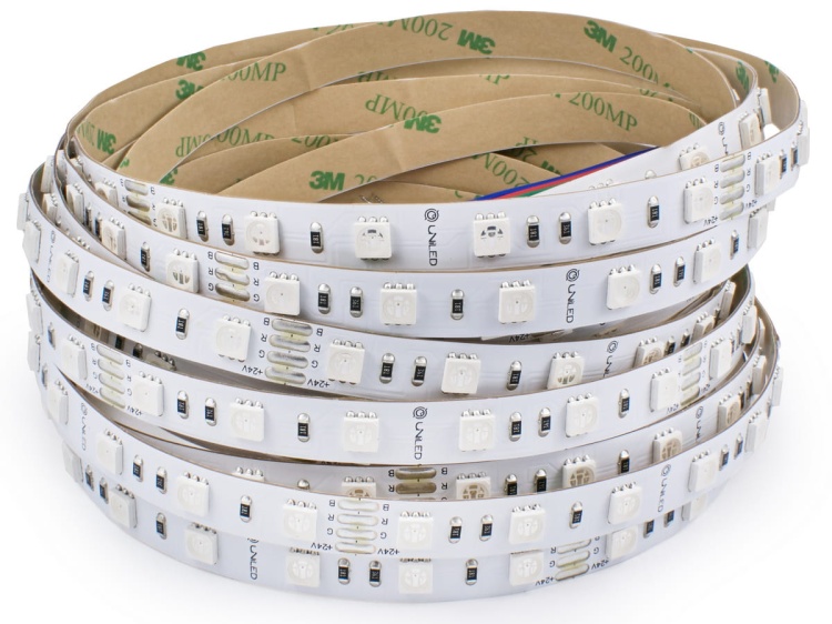 Taśma LED RGB 24V DC 60led/1m