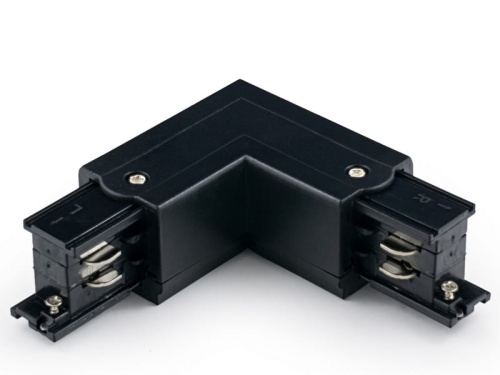 UTS-3FC-ŁL-ZL Łącznik typu L 3-fazowy zasilanie lewe do szynoprzewodów czarny UNILED