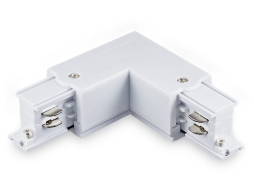UTS-3FB-ŁL-ZL Łącznik typu L 3-fazowy zasilanie lewe do szynoprzewodów biały UNILED