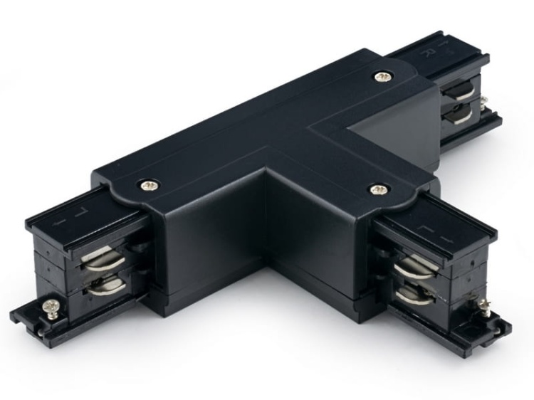 UTS-3FC-ŁT1-ZP Łącznik typu T 3-fazowy zasilanie prawe 1 do szynoprzewodów czarny UNILED