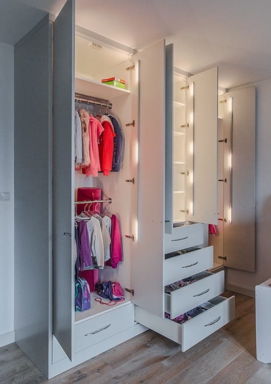 Profil LED GLAD 45 kątowy anodowany klosz transparentny