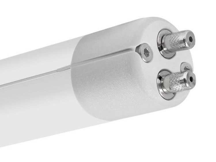 Profil JAZ-DUO anodowany do budowy opraw wiszących bez przesłony