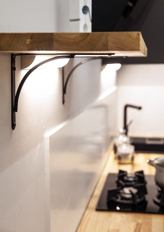 Profil LED KOPRO anodowany klosz kątowy mleczny