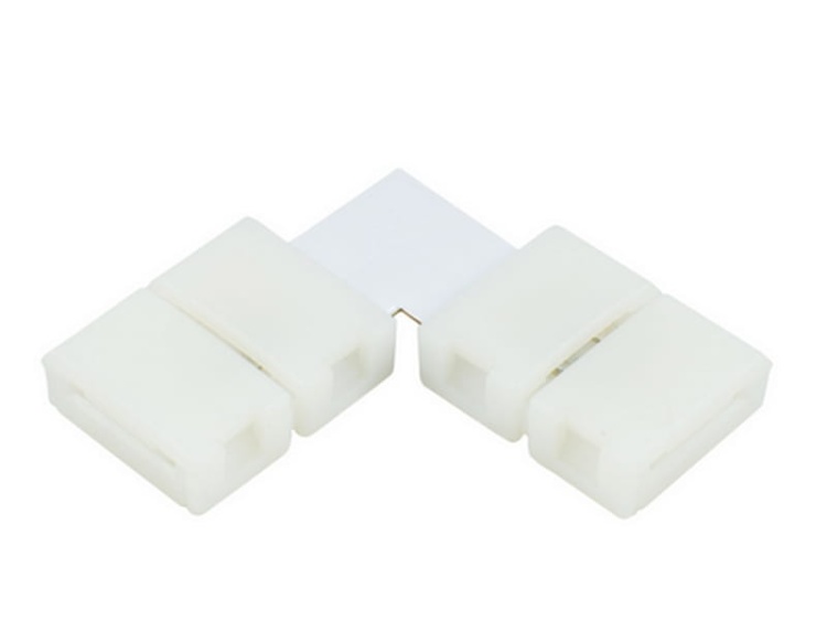 Łącznik kątowy do taśm LED 8mm zamykany
