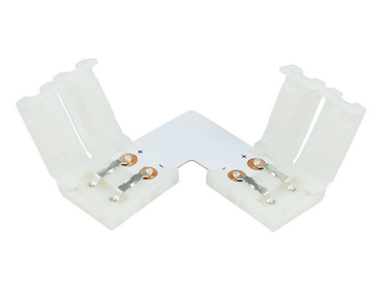 Łącznik kątowy do taśm LED 10mm zamykany