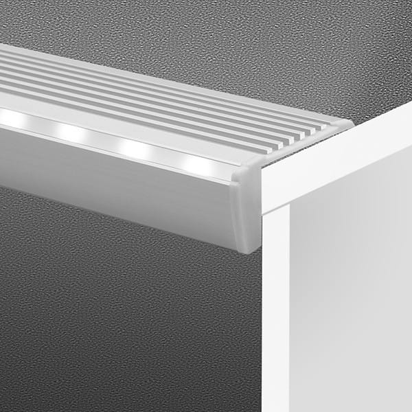 Profil STEKO schodowy ze sznurem antypoślizgowym; odcinki: 1m, 2m, 3m KLUŚ