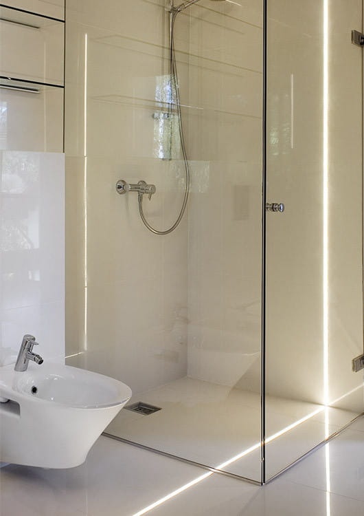 Profil LED HR-ALU klosz mleczny; odcinki: 1m, 2m, 3m KLUŚ