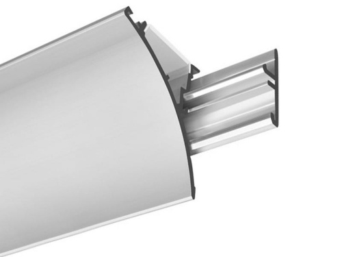 Profil LED WERKIN anodowany, klosz transparentny; odcinki: 1m, 2m, 3m KLUŚ