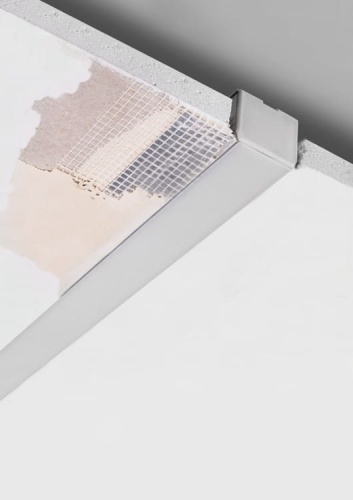 Profil montażowy KOZUS nieanodowany do płyt 16mm klosz transparentny ; odcinki: 1m, 2m, 3m KLUŚ