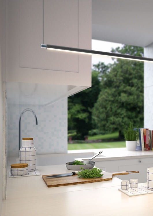 Profil LED OLEK anodowany, bez przesłony odcinki: 1m, 2m, 3m