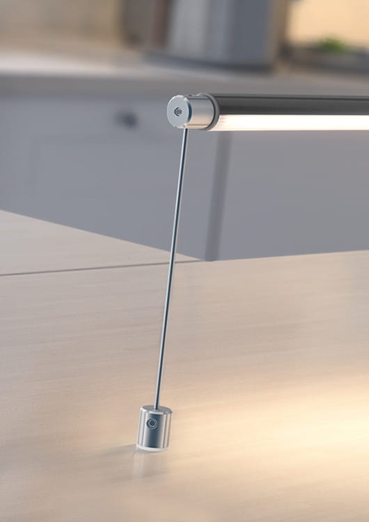 Profil LED OLEK klosz transparentny; odcinki: 1m, 2m, 3m KLUŚ
