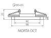 Oprawa punktowa MORTA OCT-SR