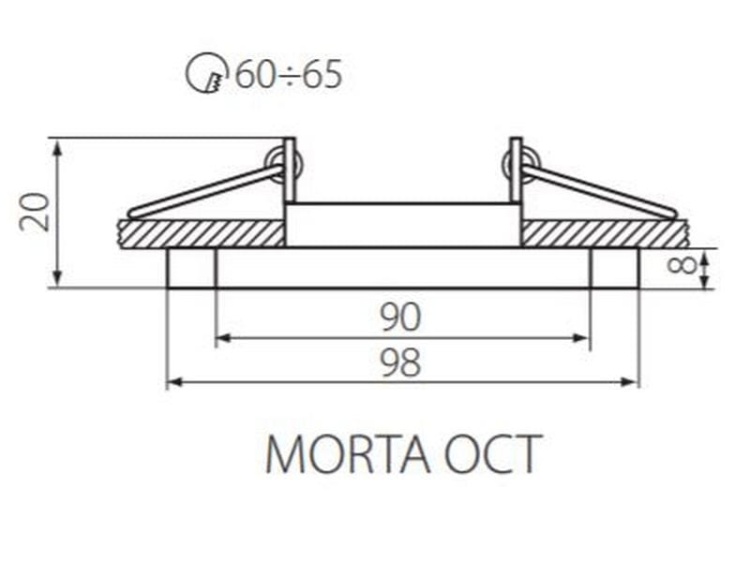 Oprawa punktowa MORTA OCT-SR