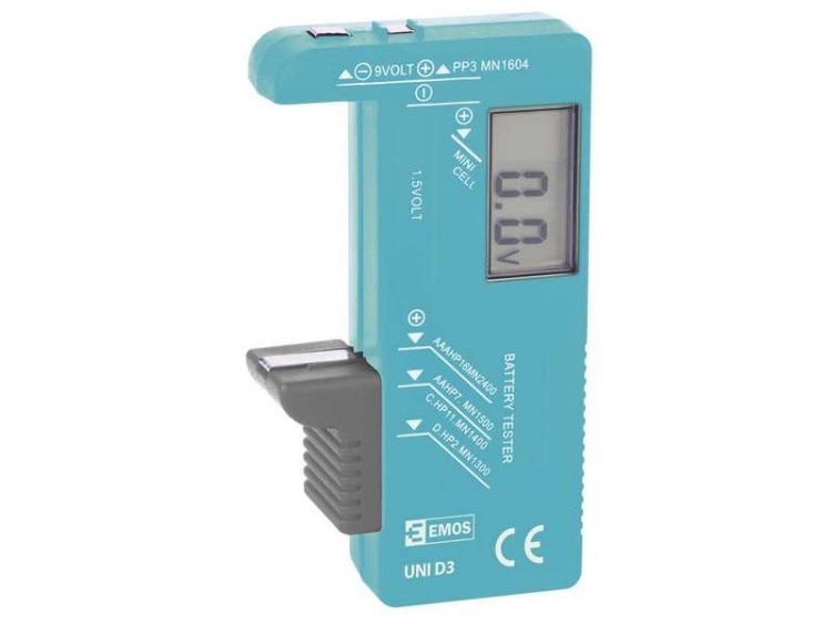 Tester baterii LCD Emos N0322