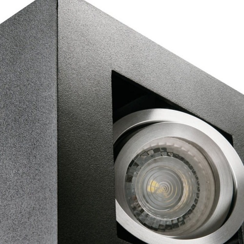 Oprawa natynkowa STOBI matowa, piaskowana GU10 czarna Kanlux