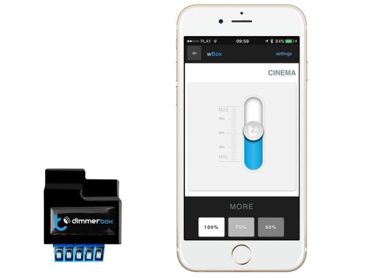 DimmerBox BleBox ściemniacz oświetlenia 230V AC 200W sterowany smartfonem WiFi