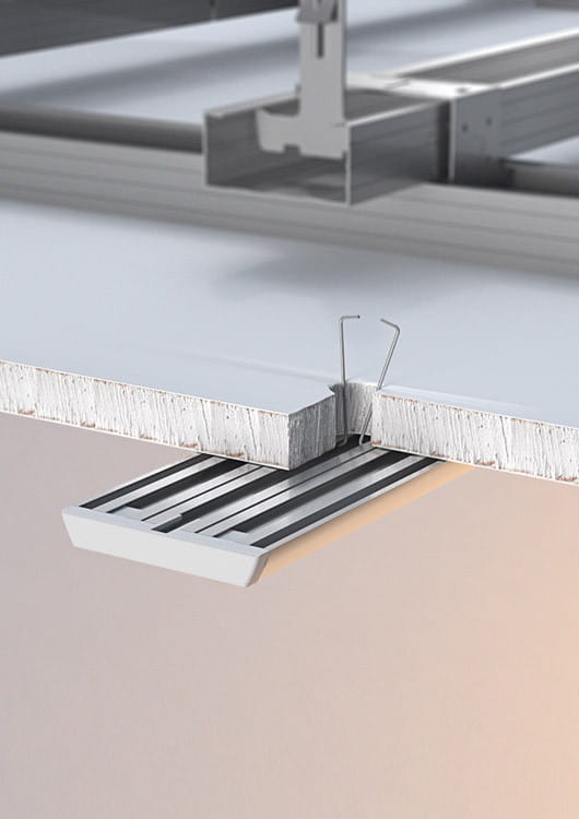 Profil LED Triada klosz transparentny, odcinki 1m, 2m, 3m KLUŚ