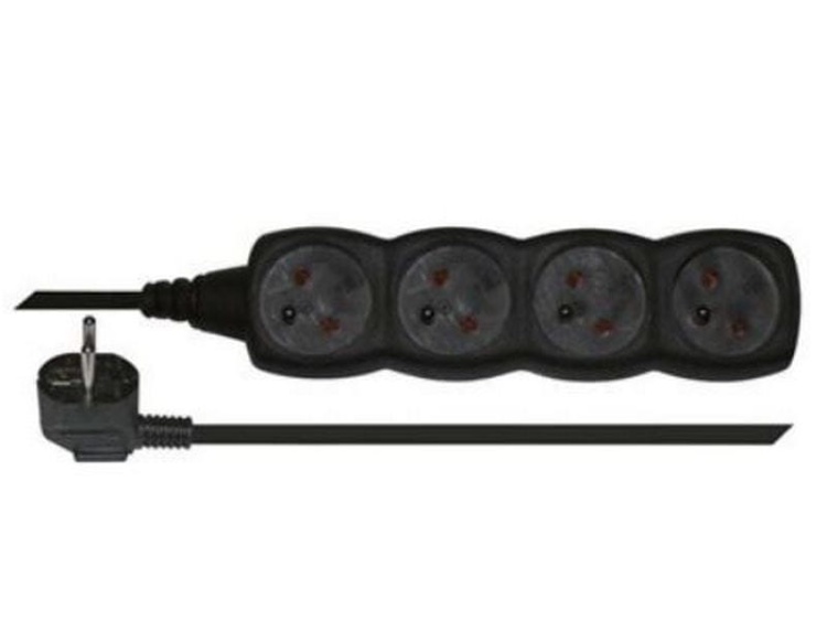Przedłużacz PC0415 4G 5m czarny EMOS