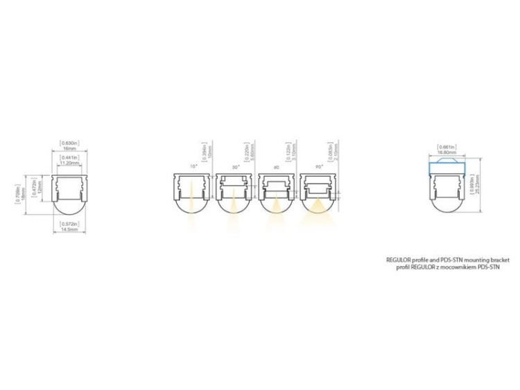 Profil LED Regulor ZWK
