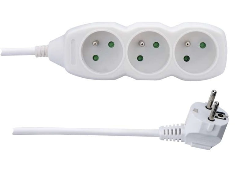 Przedłużacz P0311 3G 1,5m biały EMOS