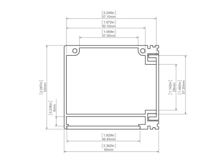 Profil IKON do budowy opraw LED