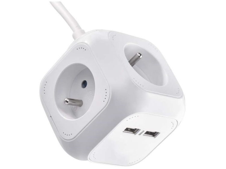 Przedłużacz P0119 4G 1,9m kostka Emos