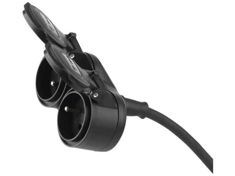 Przedłużacz ogrodowy P0601 2- gniazda 3x1 10m Emos