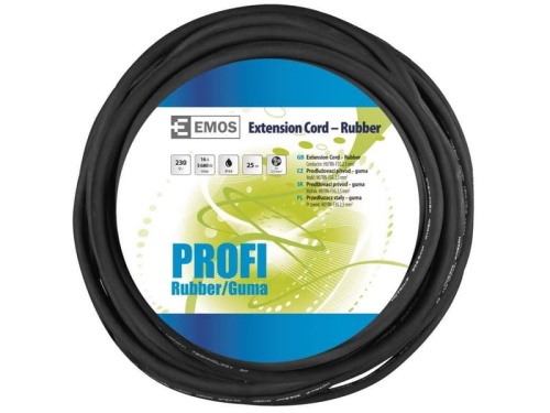 Przedłużacz ogrodowy P01725R 1-gniazdo 3x2,5 25m Emos