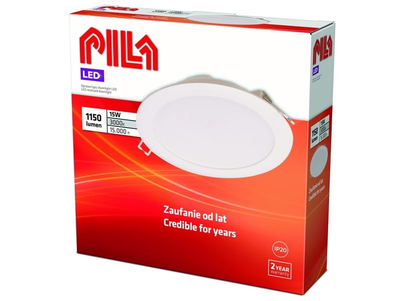 Downlight Slim LED 15W 3000K 1150lm IP20 DN020B G2 LED12/830 Piła