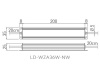Zasilacz LED WZA 36W 12V IP67 GTV