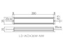 Zasilacz LED WZA 36W 12V IP67 GTV
