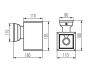 Oprawa elewacyjna LART EL-160-GR antracyt E27 IP54 KANLUX 29832