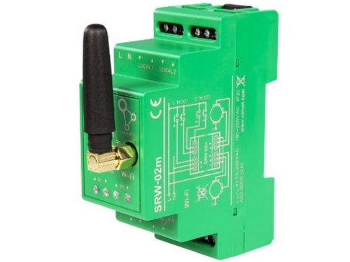 RW-02M STEROWNIK ROLET WI-FI 2-ROLETY MODUŁOWY