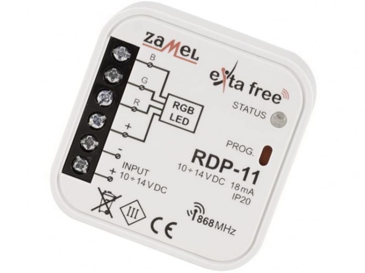STEROWNIK RGB BEZPRZEWODOWY RDP-11