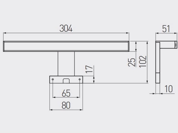 Oprawa LED RADIUS II na wysięgniku 5W 6000K 220lm GTV