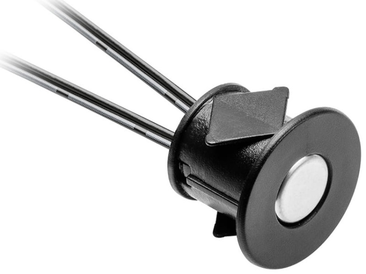 Włącznik dotykowy ściemnialny czarny 12V max 24W IP20 GTV