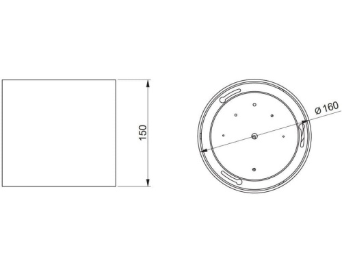 Oprawa natynkowa ARCCO LED DOWNLIGHT 25W 4000K 2250lm GTV