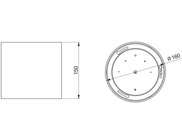 Oprawa natynkowa ARCCO LED DOWNLIGHT 25W 4000K 2250lm GTV