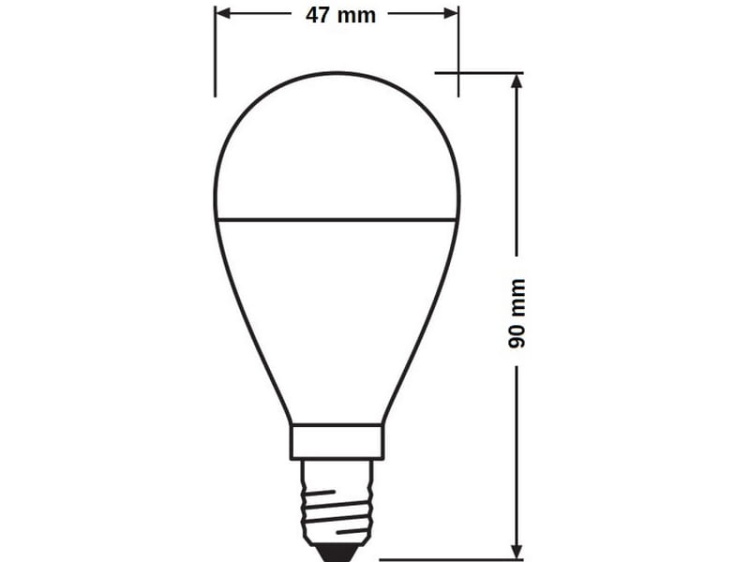 Żarówka LED VALUE CLASSIC P świeczka 7W 806lm 4000L OSRAM