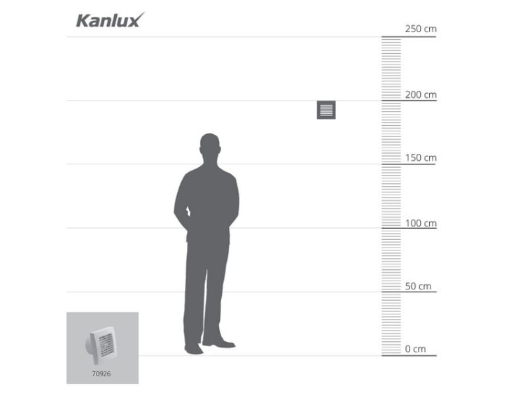 Wentylator kanałowy TWISTER AOL biały 100mm KANLUX 70926