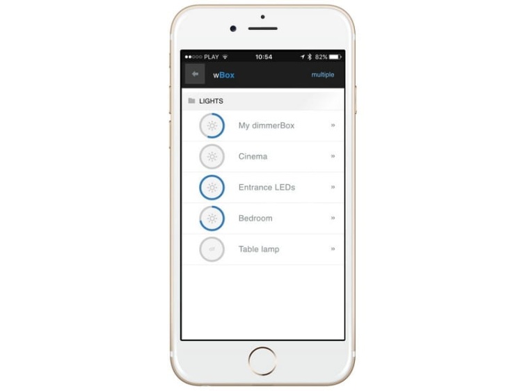 DimmerBox BleBox ściemniacz oświetlenia 230V AC 200W sterowany smartfonem WiFi